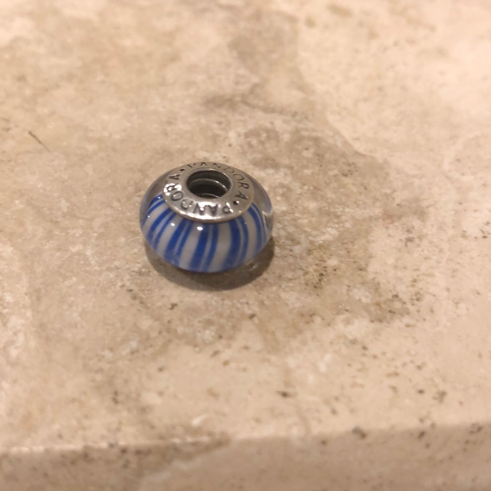 Pandora stripped charm for bracelet